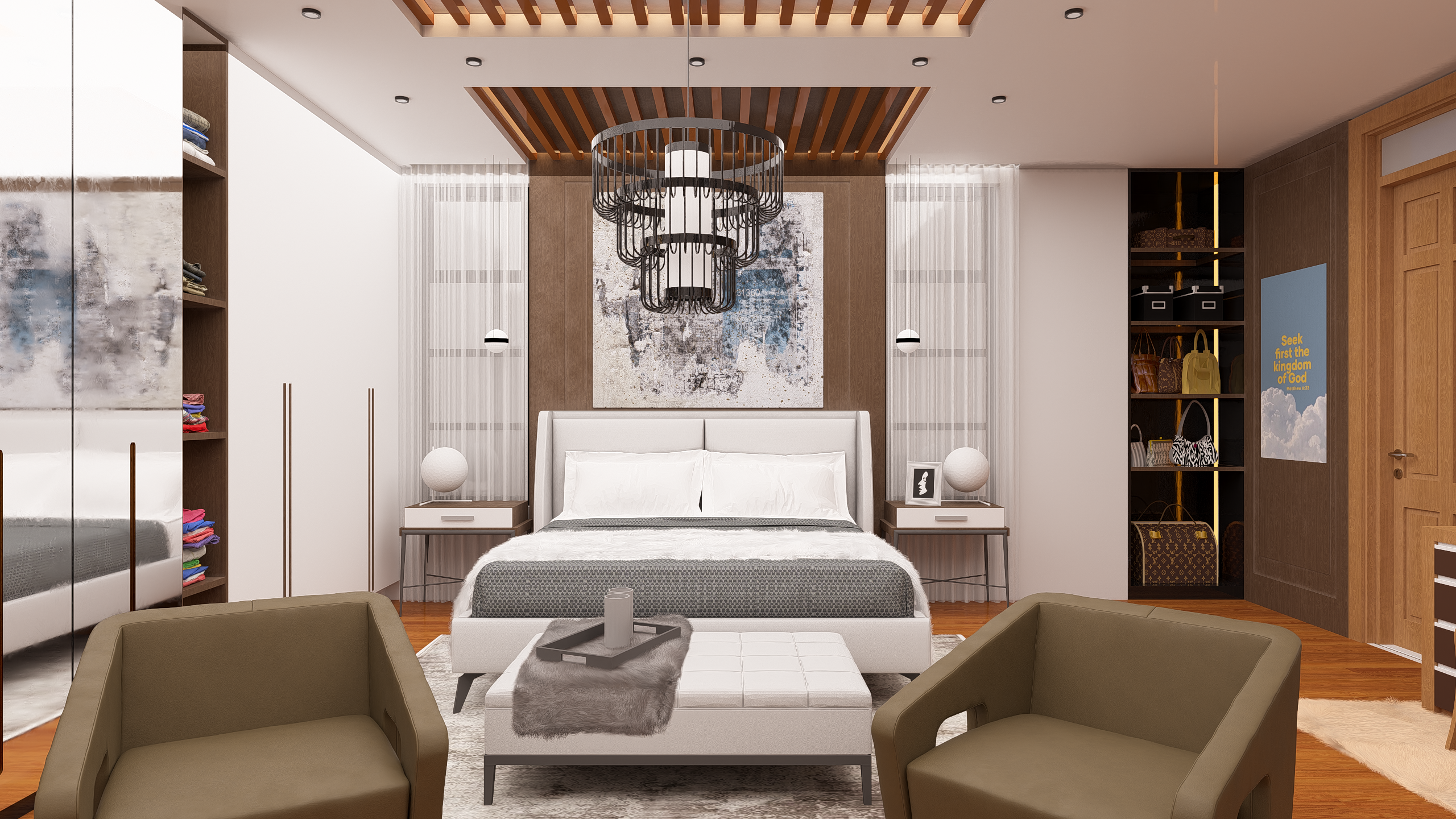 Contemporary Master Suite