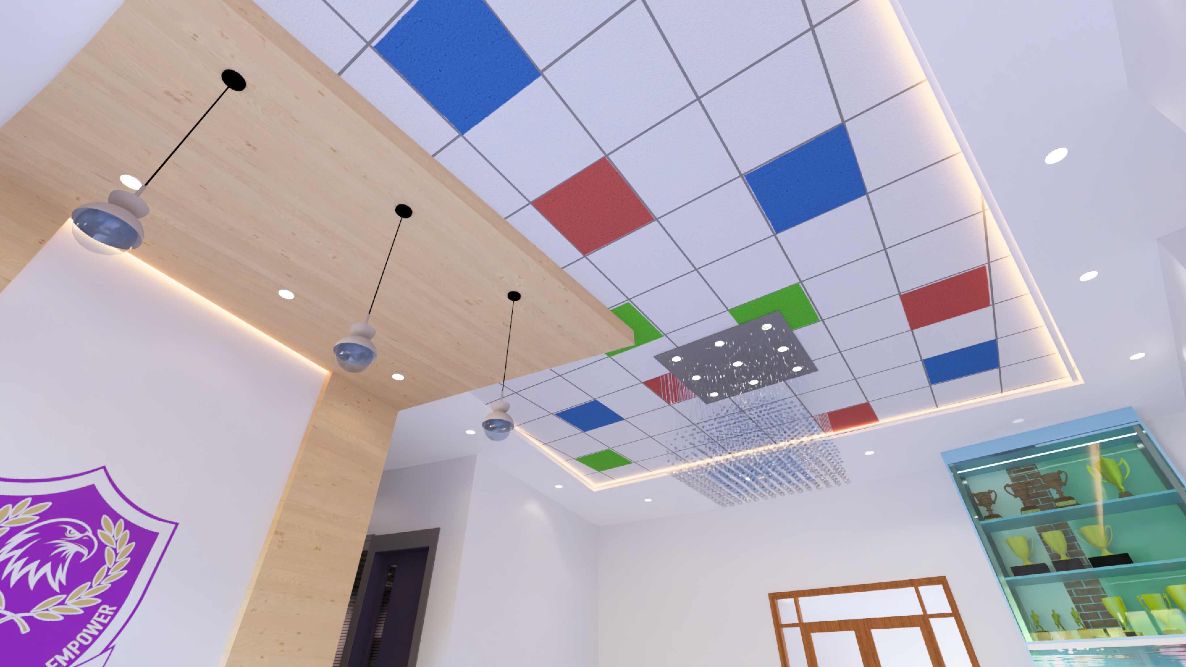 Elegant interior vignette